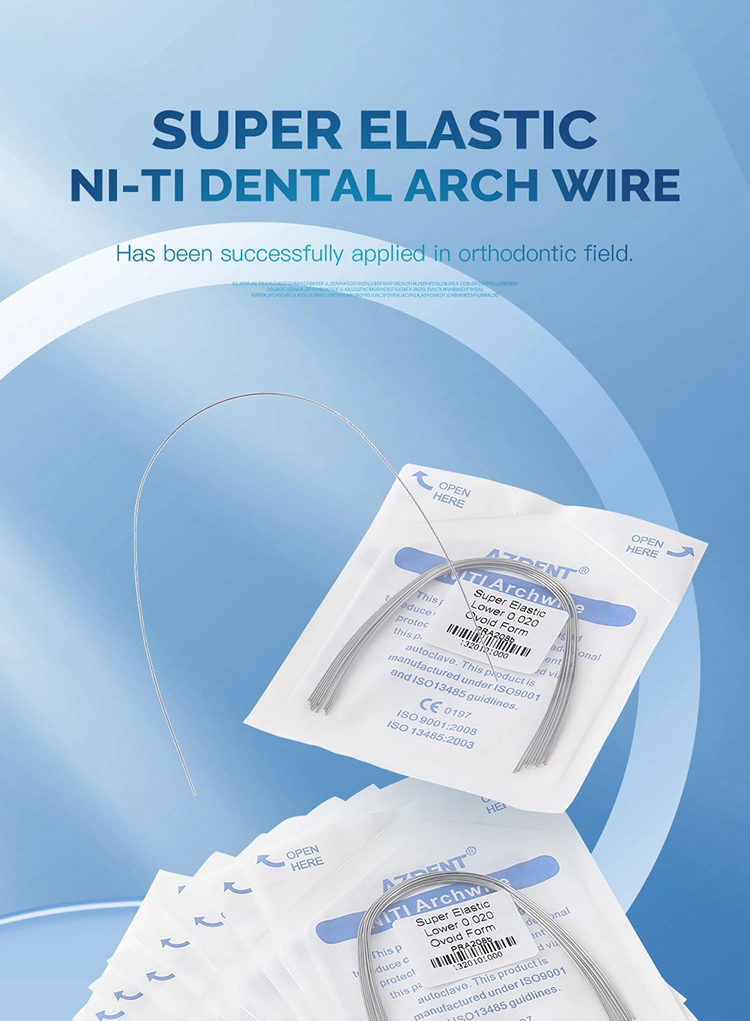 Hot Sale Round/Rectangular Different Size Dental Orthodontic Arch Wire Niti Archwire