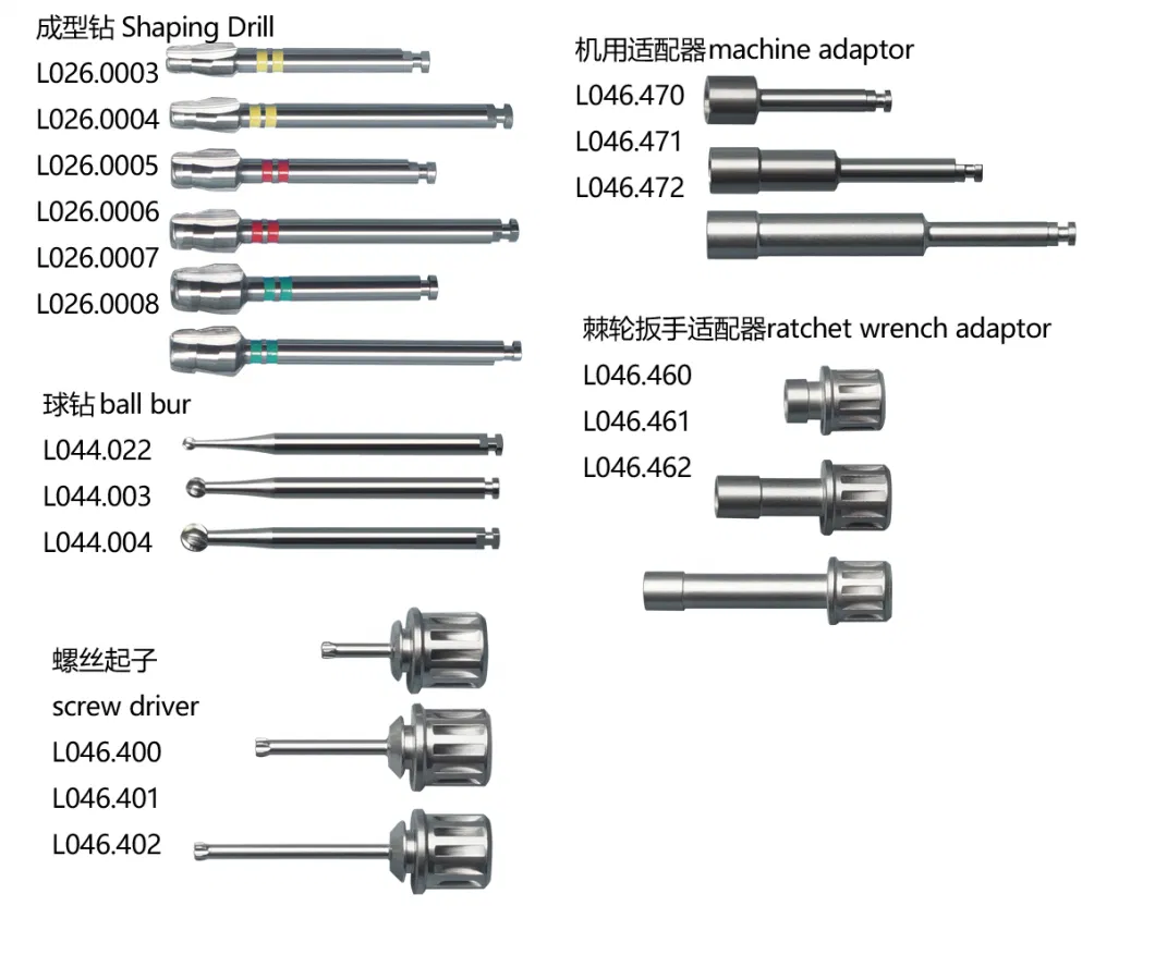 Screw Driver Orthodontic Micro Implant Slim Implant Driver