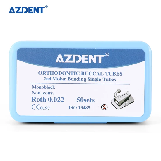 Azdent Monoblock Dental 2ND Non convertibile Ortodontico Roth Tubo Buccale Contrassegnato