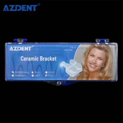 2022 Azdent Dental Ampiamente usato Roth 022 5*5 345 ganci Staffa ceramica ortodontica