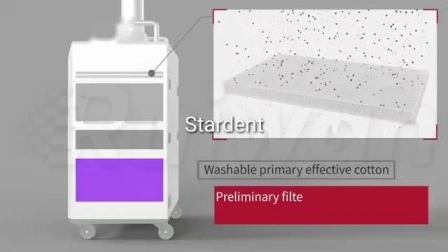 Macchina per unità di aspirazione aerosol extraorale del sistema di vuoto dell'attrezzatura diagnostica chirurgica del dentista del laboratorio medico dell'ospedale della clinica